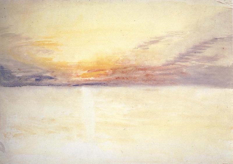 Joseph Mallord William Turner Sunset Sweden oil painting art